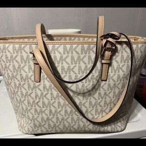 Michael Kors Beige Tote Bag